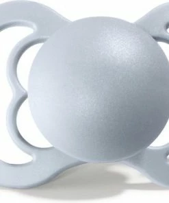 BIBS Fopspeen Supreme Natuurrubber|Baby Blue|Maat 1|0-6 Maanden