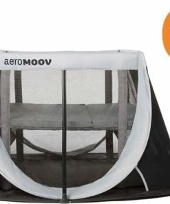 AeroMoov Instant Travel Cot Reisbed - Grey Rock -Zwitsal - Winkel 550x371 1