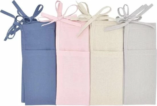 Merkloos Boxopbergtas - Kinderkamer Accessoires - Beige 2 Merkloos Boxopbergtas - Kinderkamer Accessoires - Beige - Afbeelding 2