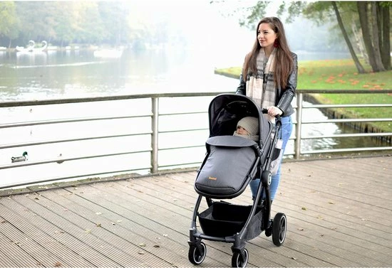 Baninni Kinderwagen Otto 3 In 1 Olive Green 5 Baninni Kinderwagen Otto 3 In 1 Olive Green - Afbeelding 5