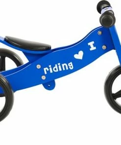 2Cycle 2 In 1 Loopfiets/Driewieler - Hout - Jongens En Meisjes - 1 Jaar - Speelgoed - Blauw -Zwitsal - Winkel 550x381 1
