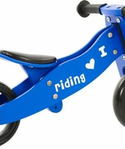 2Cycle 2 In 1 Loopfiets/Driewieler - Hout - Jongens En Meisjes - 1 Jaar - Speelgoed - Blauw -Zwitsal - Winkel 550x381 2