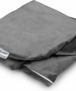 TELANO Velvet Zwangerschapskussen Hoes XXL Grijs 145 X 80cm|High Quality Zachte Velvet|Voedingskussen Hoes