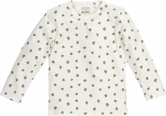 Meyco Mini Panther Pyjama - Offwhite - 86/92 2 Meyco Mini Panther Pyjama - Offwhite - 86/92 - Afbeelding 2