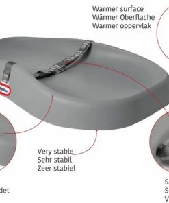 Little Tikes Verschoningskussen Deluxe - Zacht, Warm, Goede Pasvorm - Grijs Foam -Zwitsal - Winkel 550x404