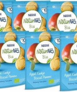 NaturNes Bio Appel Koekje - Baby Koekjes - Vanaf 10 Maanden - 6 Stuks