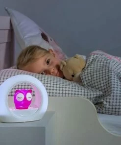 Zazu Lou Uil - Nachtlampje - Roze - Kinderlamp Met Geluidsensor En Nachtlamp Functie -Zwitsal - Winkel 550x412 32