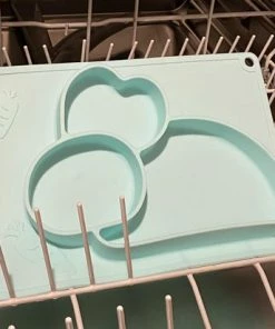 Luxema® - Placemat - Siliconen Placemat Met Bord En Lepel - Mintgroen - Antislip - Baby Placemat - Baby Bord - Baby Lepel - Kinderservies - Siliconen Kinderservies - Topcadeau -Zwitsal - Winkel 550x412 63