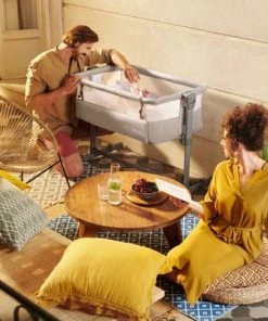 Kinderkraft Co Sleeper - Aanschuifwieg - Neste AIR - Grijs -Zwitsal - Winkel 550x414