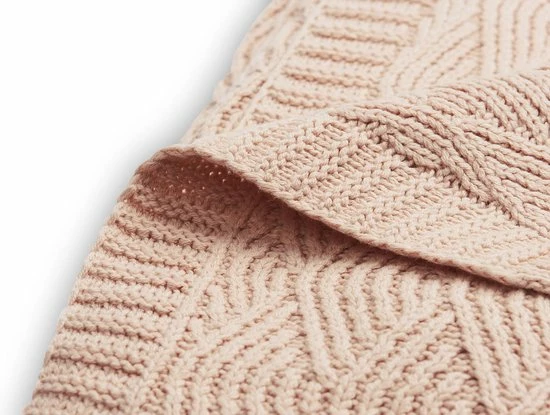 Jollein Baby Deken Ledikant 100x150cm - Pale Pink 3 Jollein Baby Deken Ledikant 100x150cm - Pale Pink - Afbeelding 3