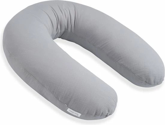 Baby's Only Voedingskussen - Zwangerschapskussen - Zijslaapkussen - Lichaamskussen Breeze - Grijs - 180 Cm 1 Baby's Only Voedingskussen - Zwangerschapskussen - Zijslaapkussen - Lichaamskussen Breeze - Grijs - 180 Cm