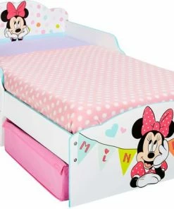 Disney Minnie Mouse Disney's Minnie Mouse Junior Bed Met Strik -Zwitsal - Winkel 550x427 2