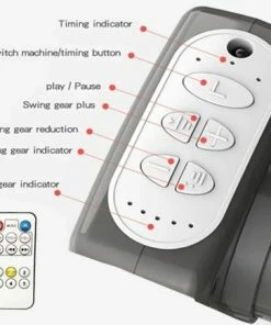 Quilola Elektrische Schommelfunctie Co Sleeper Op Wielen & Afstandsbediening - Aanschuifbedje Met Muziek & Muggennet - Kinderbedje - Schommelfunctie -Zwitsal - Winkel 550x434 3