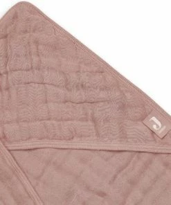 Jollein Badcape Wrinkled 75x75cm - Rosewood -Zwitsal - Winkel 550x438 1