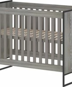 Cabino Babybed / Ledikant Dakota -Grijs 60 X 120 Cm