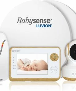 Luvion Essential Limited Babyfoon Met Camera + Babysense 7 - Sensormatje - 5 Sterren Veiligheidsvoordeelbundel