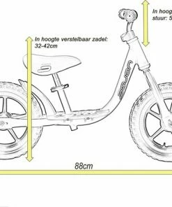 Sajan Loopfiets - Jongens En Meisjes - 2 Jaar - Buitenpeelgoed - Mat-Roze -Zwitsal - Winkel 550x440 5