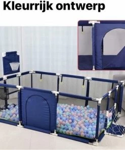 Diversicus Grondbox | XL Blauw | Kruipbox | Speelbox | Playpen | Baby | Peuter En Kind Afscherming | Gigantische Baby Box | Kinderbox -Zwitsal - Winkel 550x442 2