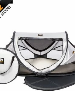 Deryan Peuter Luxe Campingbedje – Inclusief Zelfopblaasbare Matras - Silver
