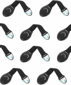 Quali Pro Zelfklevend Kinderslot -Kinderslot Kastjes - Kinder Ladeslot - Koelkastslot - Baby Veiligheid - 10 Stuks - Zwart - Met Sterke 3M Tape