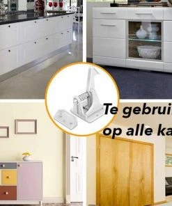 BabyProof Kinderslot Kastjes - Kinderslot - Baby Veiligheid - Deurslot - Ladeslot - Babyslot - Zelfklevend - Deurbescherming - 12 Stuks -Zwitsal - Winkel 550x453 3