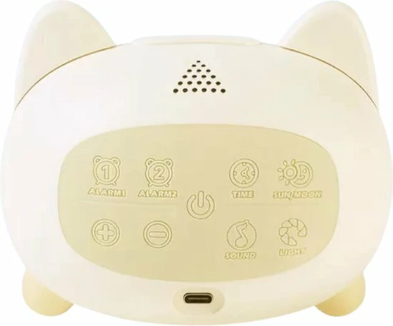 Flient Slaaptrainer - Hond/Puppy - Kinderwekker - Wekker - Nachtlampje Met Dimfunctie - Wit - Oplaadbaar 7 Flient Slaaptrainer - Hond/Puppy - Kinderwekker - Wekker - Nachtlampje Met Dimfunctie - Wit - Oplaadbaar - Afbeelding 7