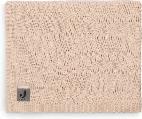 Jollein Baby Deken Ledikant 100x150cm - Pale Pink 1 Jollein Baby Deken Ledikant 100x150cm - Pale Pink