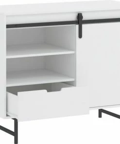 Cabino Babykamer Dalton - Babybed & Commode & Kledingkast - Verstelbare Bodem - Wit 17 Cabino Babykamer Dalton - Babybed & Commode & Kledingkast - Verstelbare Bodem - Wit -Zwitsal - Winkel 550x464 4