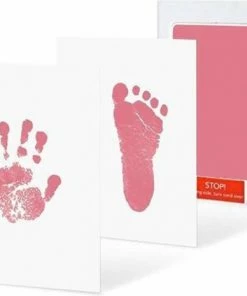 Go Go Gadget Baby Voet En Handafdruk | Inktpad | Roze