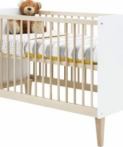 Bopita Indy Ledikant - 60 X 120 Cm - Wit/Naturel