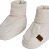Baby's Only Slofjes Melange - Warm Linen - 0-3 Mnd - 100% Ecologisch Katoen - GOTS