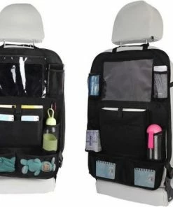 Merkloos Multifunctionele Auto Opbergtas - Autostoel Organizer Met Touch Screen Tablet Houder - Auto Organizer - Auto Accessoires - Autostoelbeschermer - Kick Mat - Achterbank Organizer - Opbergtas - Speelgoed Opberger - Car Seat Organizer - Waterbestendig -Zwitsal - Winkel 550x473 7