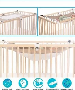 MAMEA Baby Hangmat - Zomer Hangmat Voor Babybedje - Draagbaar Uniseks Hangbed Met 6 Verstelbare Veiligheid - Babyschommel - Kraamcadeaus - Eenvoudig Op Te Zetten Wieg - Baby Geschenksets -Zwitsal - Winkel 550x483 7