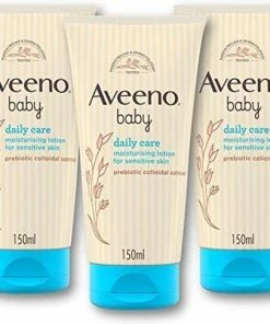 Aveeno Baby Moisturising Lotion - Verzachtende Bodylotion - Voor Baby & Kids - 3 X 150 Ml