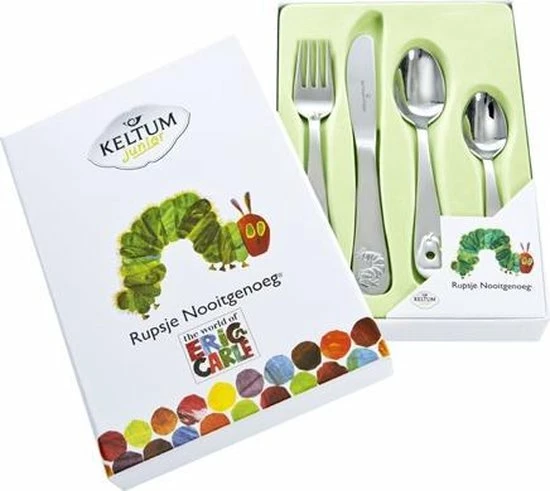 Keltum Lucardi Rupsje Nooitgenoeg Bestekset - 4-delig 6 Keltum Lucardi Rupsje Nooitgenoeg Bestekset - 4-delig - Afbeelding 6