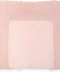 Jollein Aankleedkussenhoes River Knit 75x85cm - Pale Pink -Zwitsal - Winkel 550x492 1