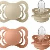 BIBS Supreme Siliconen Vanilla & Peach Maat 1 0-6 Maanden