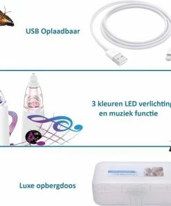 Hoy En Dia Neusreiniger Baby Snoetenpoetsers - Elektrische Neuszuiger Baby - Toetenvegers - Neuspeer Met USB - Muziek -Zwitsal - Winkel 550x496 5