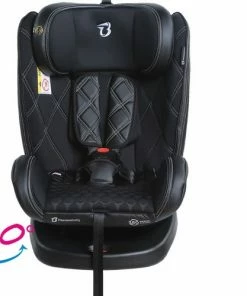 Titanium Baby - Autostoel - Sven - Isofix - 360 - Grey/White Diamond - (0-36kg) -Zwitsal - Winkel 550x500 18