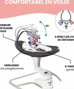 Babymoov Swoon Motion - Babyschommel - Zinc -Zwitsal - Winkel 550x501 1