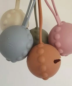 My-Sunshine Speenhouder Bruin Roest - Speenkoord Bakje- Fopspeen Houder- Speen Opbergen