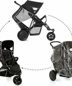 Hauck Freerider SH12 Duo Kinderwagen - Zwart -Zwitsal - Winkel 550x513 4