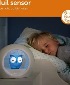 Zazu Lou Uil - Nachtlampje - Blauw - Kinderlamp Met Geluidsensor En Nachtlamp Functie -Zwitsal - Winkel 550x513 8