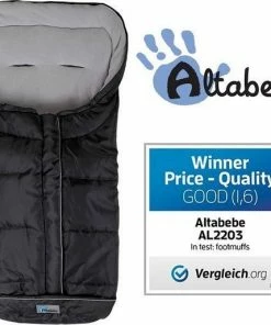 Altabebe - Voetenzak Buggy Universeel - Active Zwart/Grijs 6-36 Mnd -Zwitsal - Winkel 550x514 5