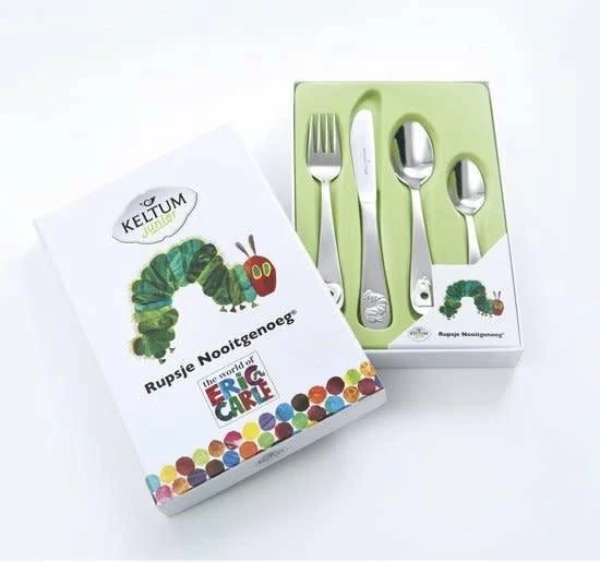 Keltum Lucardi Rupsje Nooitgenoeg Bestekset - 4-delig 1 Keltum Lucardi Rupsje Nooitgenoeg Bestekset - 4-delig