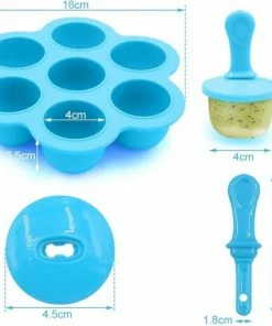 Trend24 Babyvoeding Bewaarbakjes - Bewaarbakjes Babyvoeding - Ijsvormpjes Siliconen - Vormpjes Voor Ijsjes - Babyvoedingsaccessoires - Multiset Van 2 Bakjes - 14 Porties - Diepvries, Magnetron & Vaatwasser Veilig - 100% BPA Vrij -Zwitsal - Winkel 550x516 1