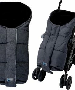 Altabebe Voetenzak Buggy & Kinderwagen Universeel - Alpin Grijs/Zwart 6-36 Mnd