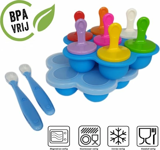 Southland Babyvoeding Bewaarbakjes - Babyvoedingsaccessoires - Siliconen Lepeltjes - BPA-vrij - Babyvoeding Diepvriesbakje 1 Southland Babyvoeding Bewaarbakjes - Babyvoedingsaccessoires - Siliconen Lepeltjes - BPA-vrij - Babyvoeding Diepvriesbakje