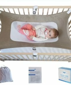 MAMEA Baby Hangmat - Zomer Hangmat Voor Babybedje - Draagbaar Uniseks Hangbed Met 6 Verstelbare Veiligheid - Babyschommel - Kraamcadeaus - Eenvoudig Op Te Zetten Wieg - Baby Geschenksets -Zwitsal - Winkel 550x516 7