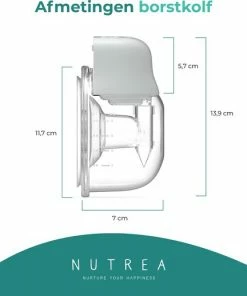 Nutrea EasyFlow 2 Stuks Elektrische Draadloze Borstkolf 28 Mm Handsfree Borstkolf Oplaadbare Accu Snelheid Aanpasbaar -Zwitsal - Winkel 550x518 3